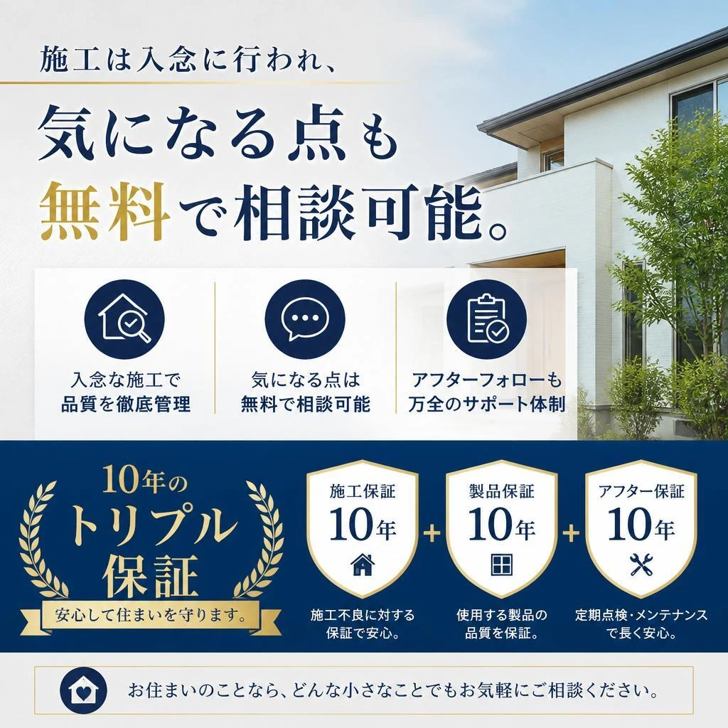 5. 施工の流れと安心のアフターフォロー
