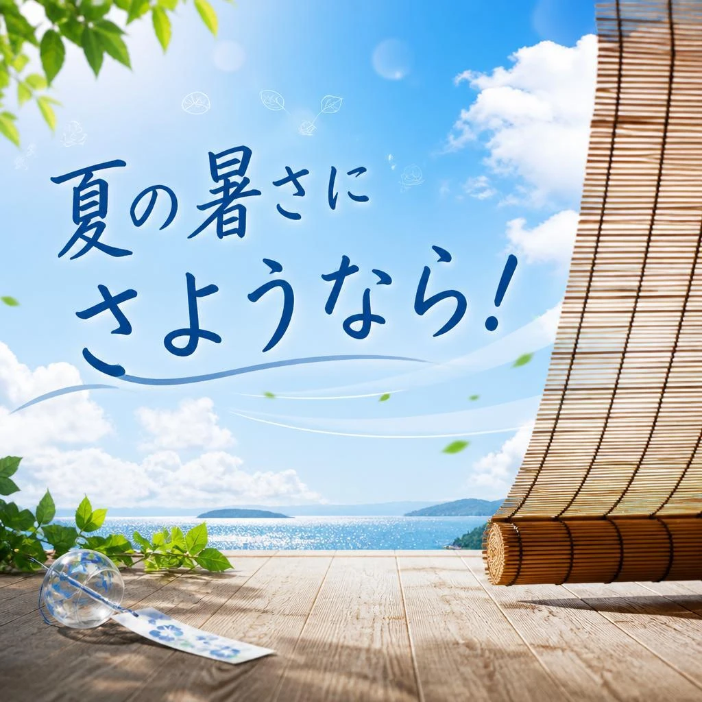 夏の暑さにさようなら！